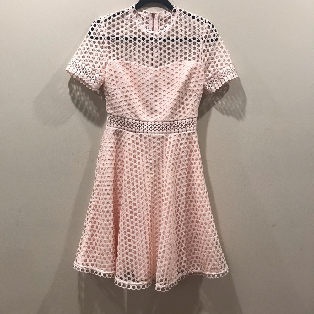 Ted Baker London Graycee Lace Skater Dress, Size 4 - Picture 2 of 6